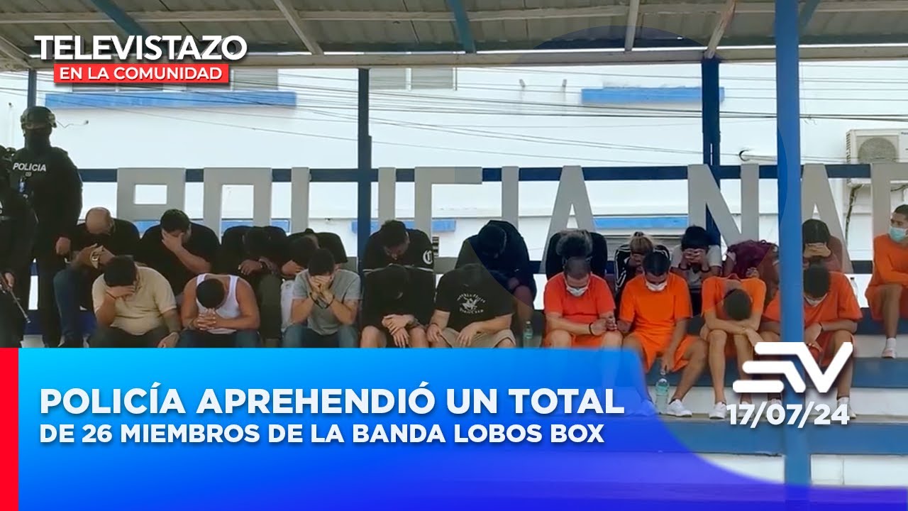 Policía aprehendió un total de 26 miembros de la banda Lobos Box | Televistazo en la Comunidad