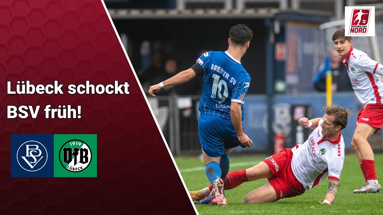 Bremer SV - VfB L&uuml;beck I Regionalliga Nord 18. Spieltag