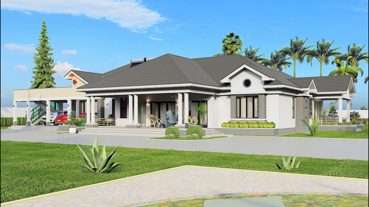 Amazing 5 Bedroom House Design |  House Plan [ With Floor Plan ] Home Tour & Layout