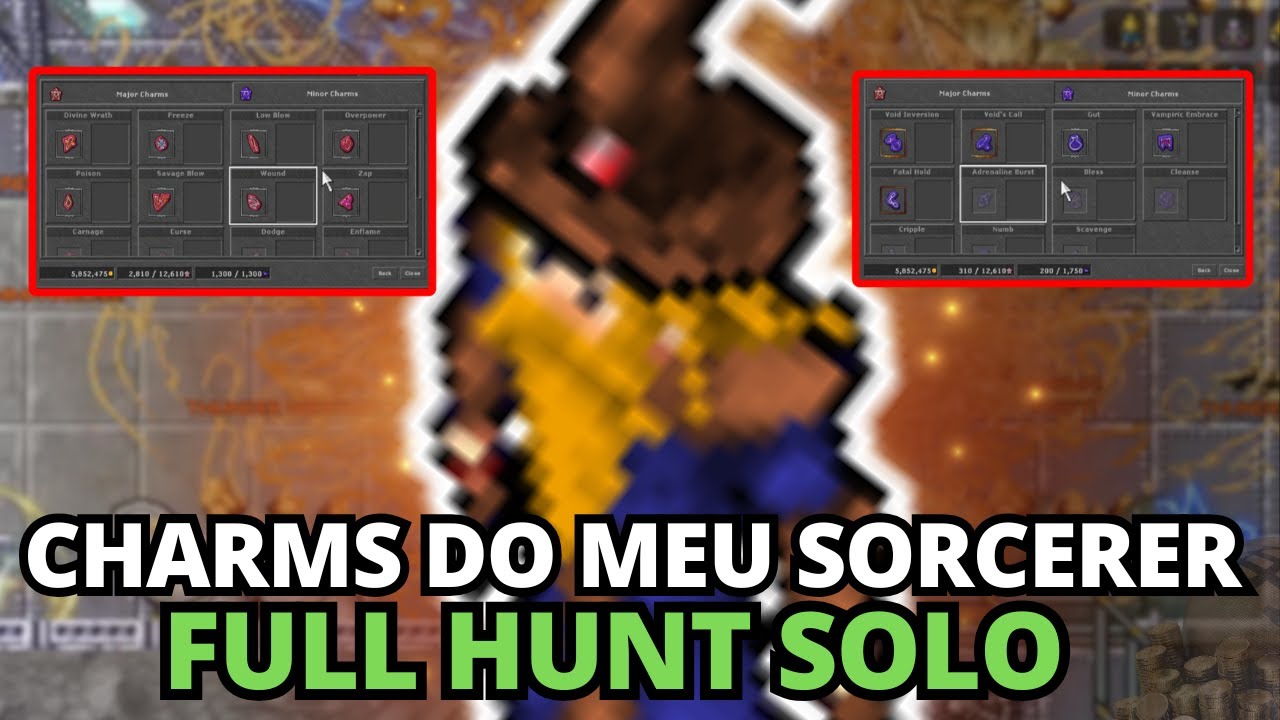 RESETEI OS CHARMS DO MEU MS FOCADO EM HUNT SOLO!