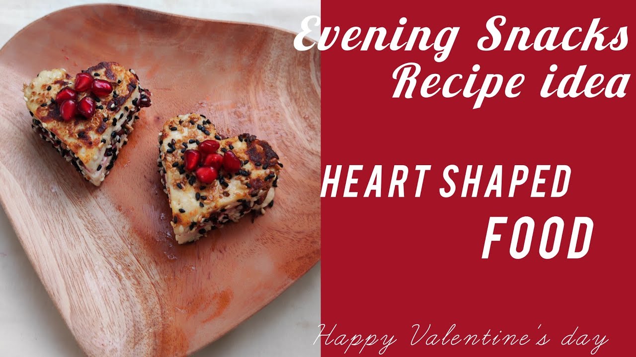 Evening Snacks Recipe idea 🤤// Heart shape food Recipe 💕