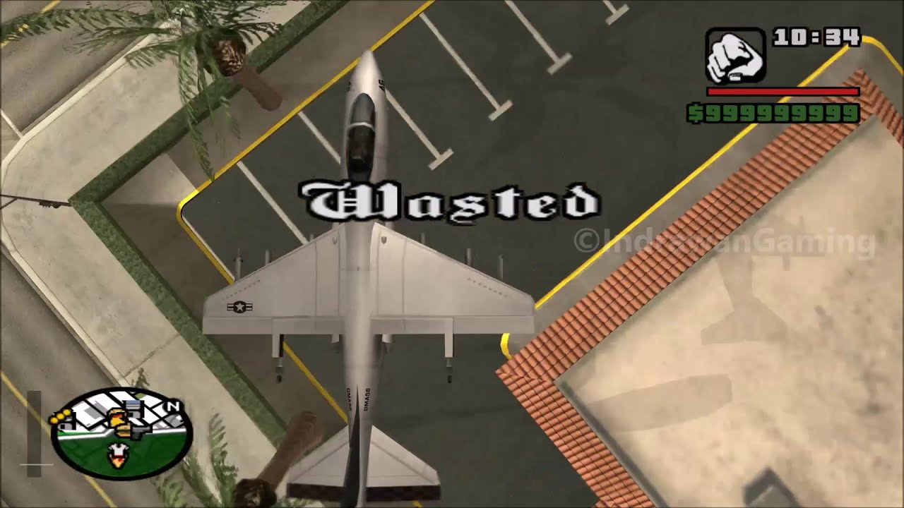GTA San Andreas - Plane Crash at Las Venturas