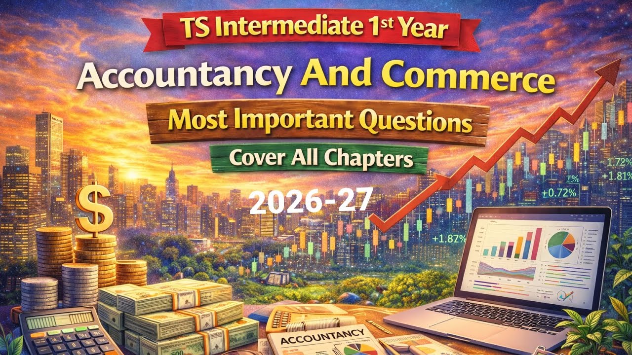 TS Inter 1st Year | Accountancy & Commerce |Most Important Questions | All Chapters Cover |2026-27
