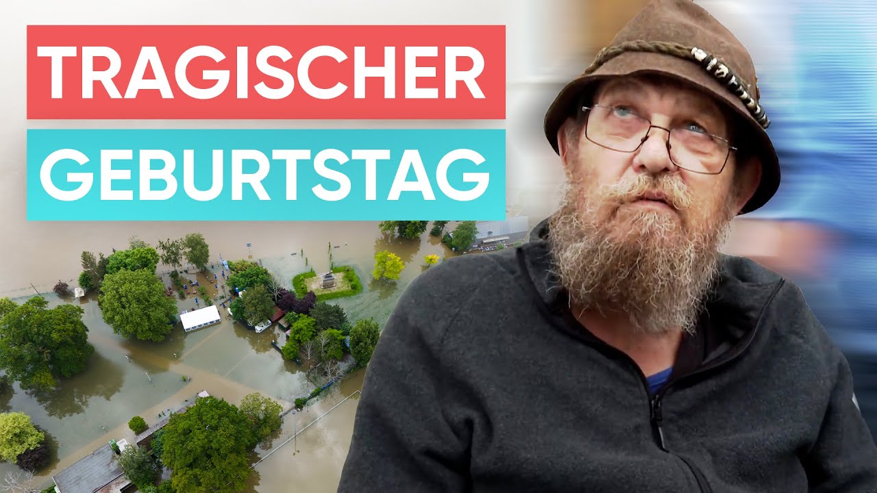 Rentner Egon bricht nach Flut in Tränen aus: 