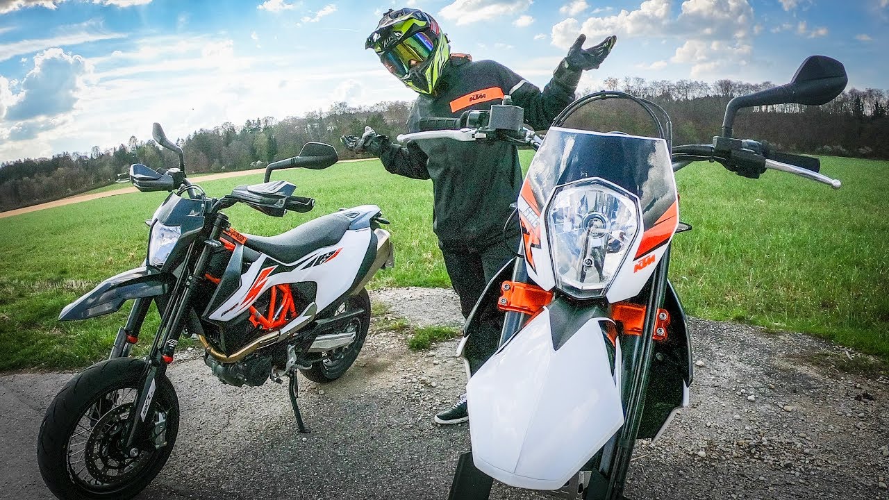KTM SMC R 690 2019 direkt Vergleich | Alex App