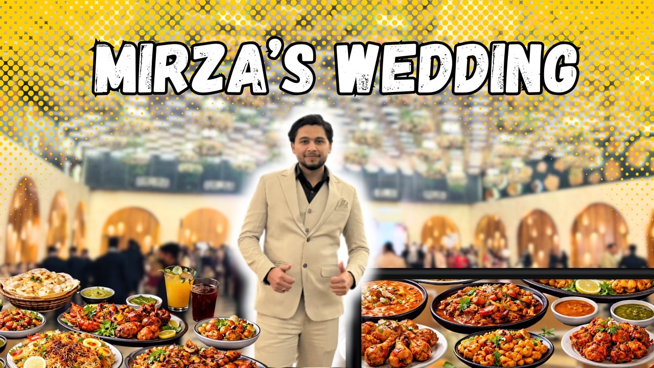 I TRIED INDIAN WEDDING FOOD | Sahil's Way