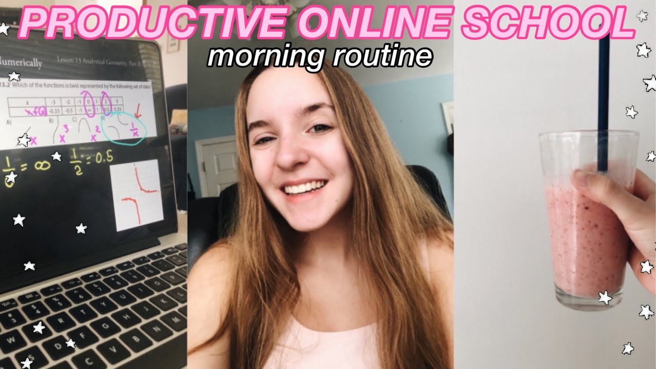 my PRODUCTIVE online SCHOOL morning routine 2021!