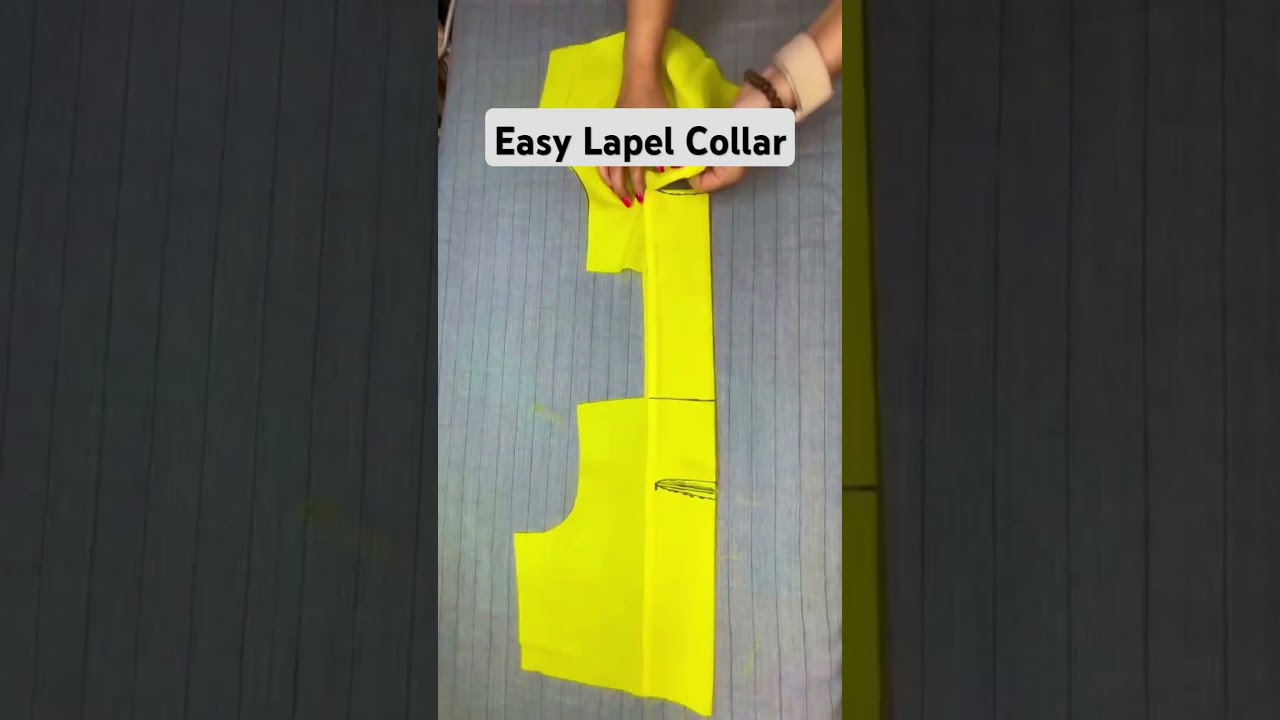 Lapel Collar the Easy way #viralshort #viralvideo #short #sewingtips