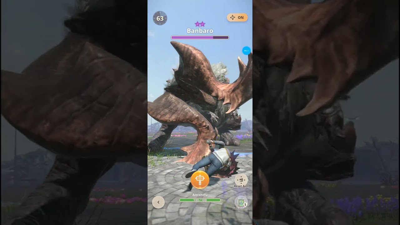 Monster Hunter Now Hammer Gameplay | 7⭐ B-B-Banbaro 