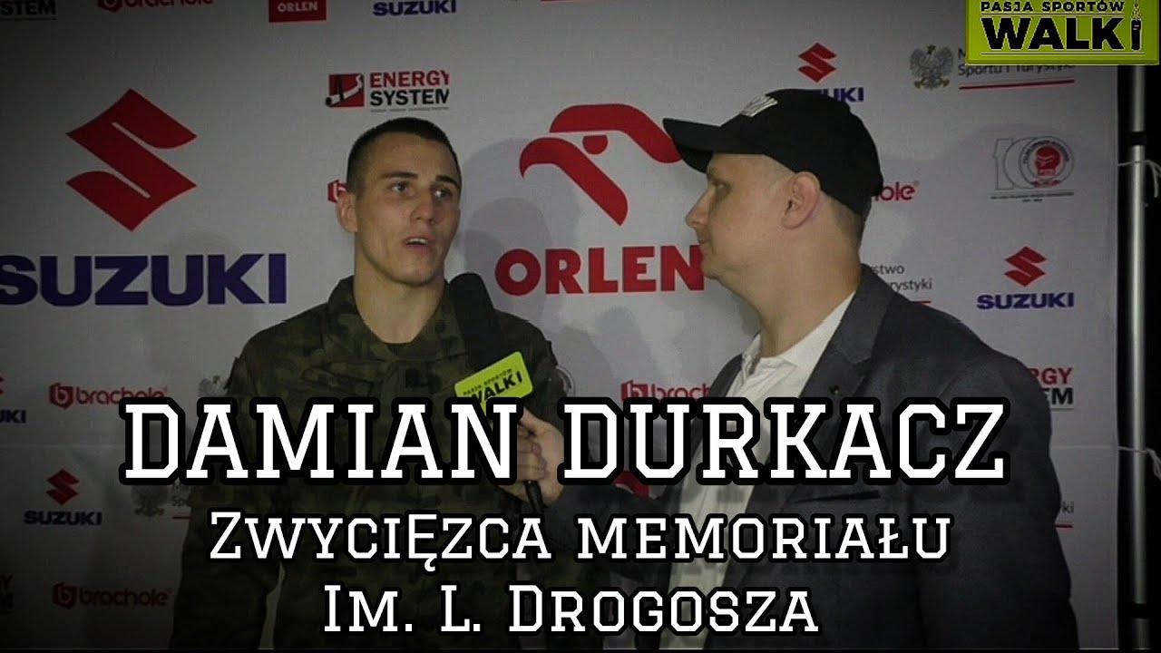 DAMIAN DURKACZ ze złotym medalem na memoriale im. Leszka Drogosza| dekoracja + wywiad