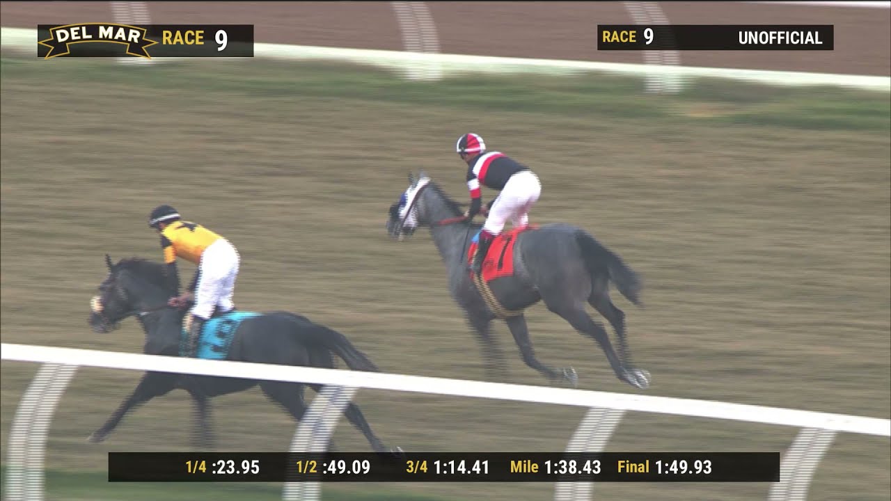 Tony Ann wins race 9 at Del Mar 11/28/21