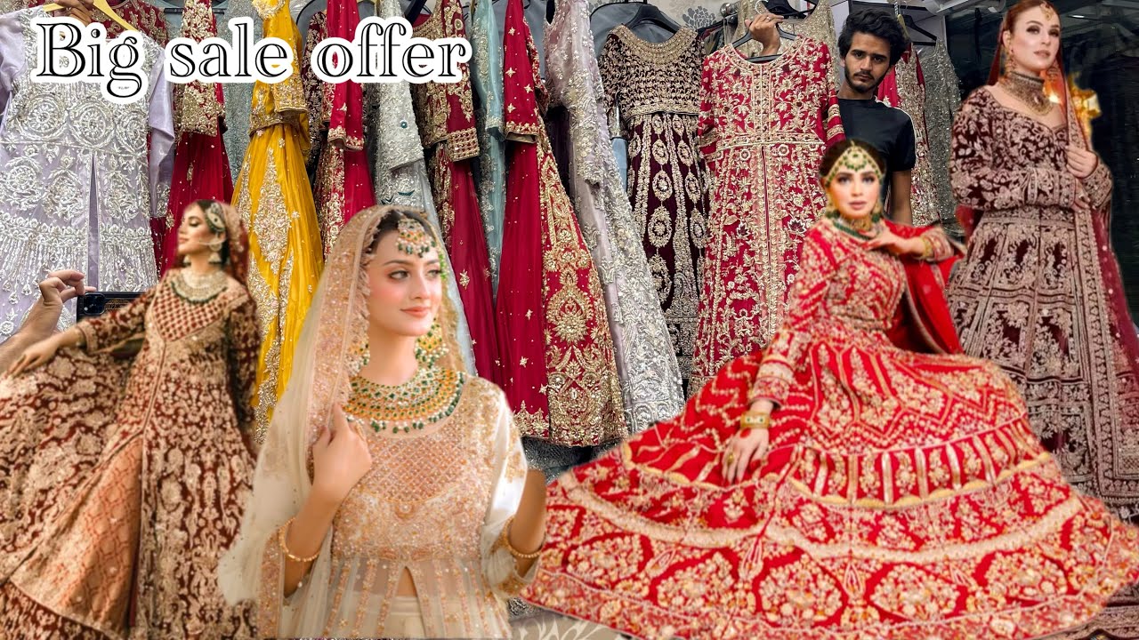 Bridal lengha choli | bridal Walima dresses | bridal dresses big sale offer Pakistani bridal dresses