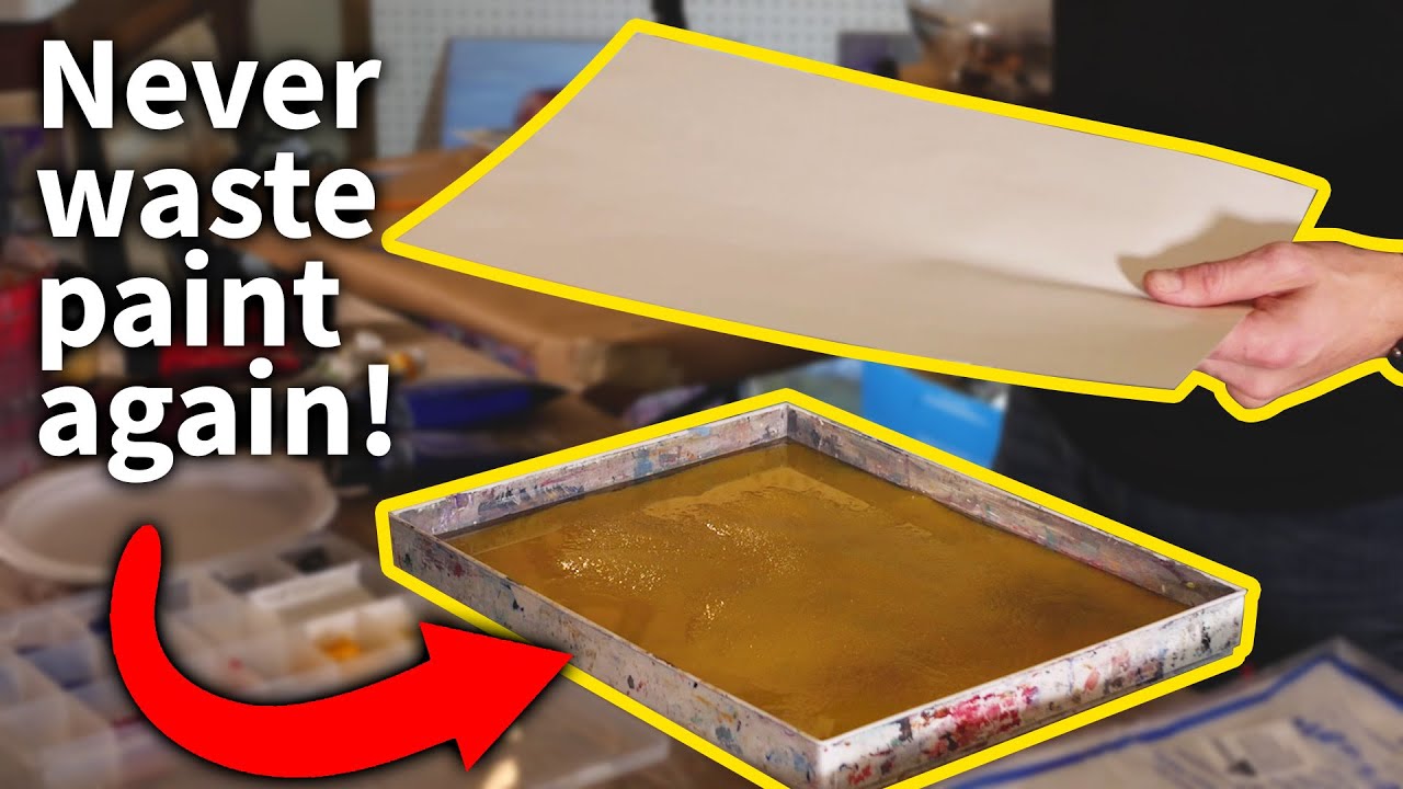 Как предотвратить быстрое высыхание акриловых красок!