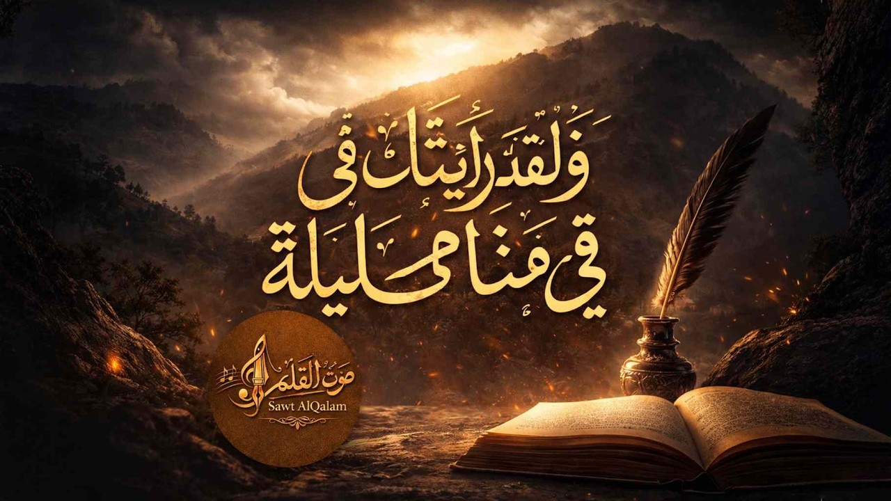 ولقد رأيتك في منامي ليلة | أغنية شعرية ملحمية | صوت القلم