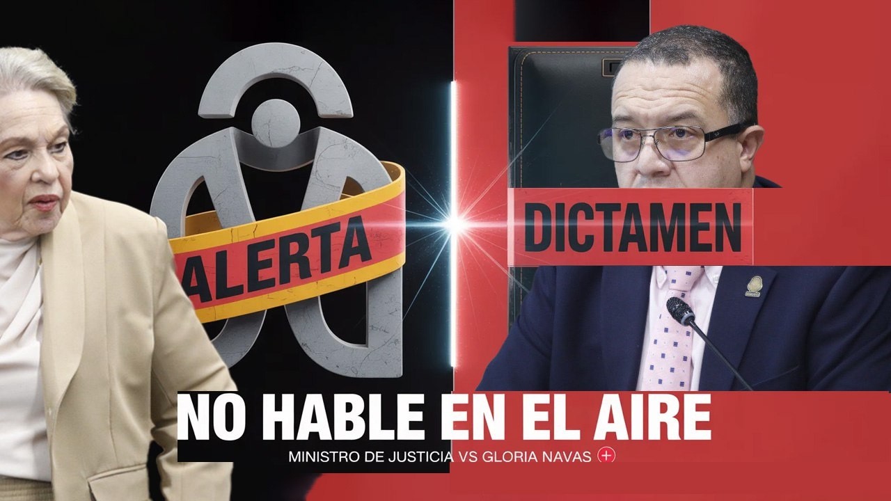 “NO HABLE EN EL AIRE” — MINISTRO DE JUSTICIA CHOCA DE FRENTE CON GLORIA NAVAS ⚡️