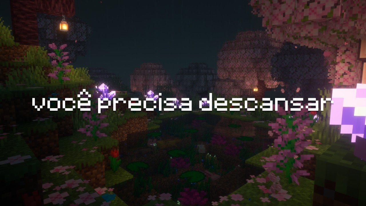 Lago de axolote aconchegante (Musica c418 Minecraft chuva)
