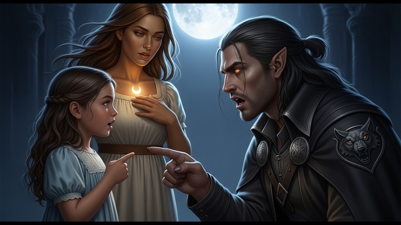 A little Damsel, told the Lycan King,  My Mom has the same Moon mark   His wolf immediately stood