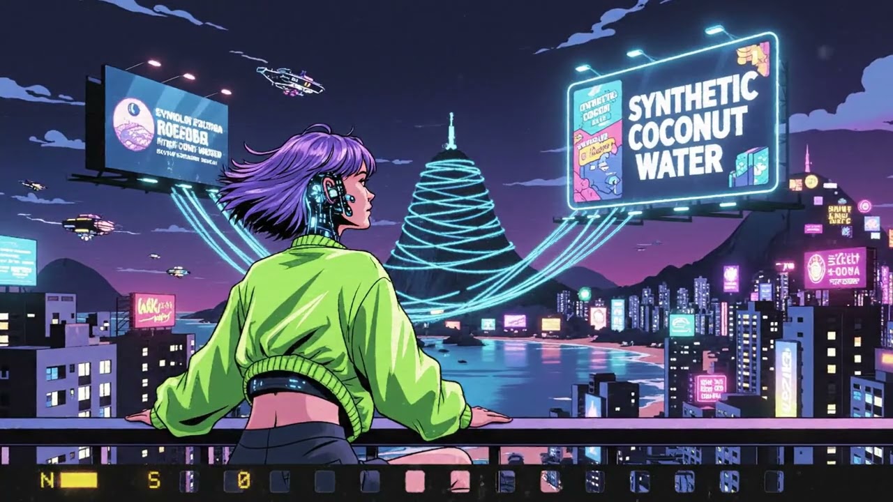 1996 NEON SUGARLOAF PEAK // Synthwave, Cyberpunk, Retrowave, Vaporwave