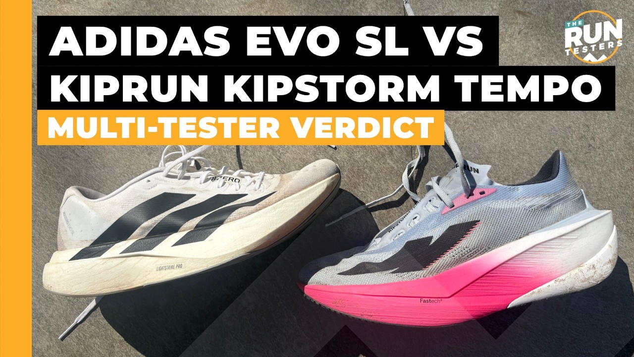 Kiprun Kipstorm Tempo против Adidas Evo SL: сравнение двух бегунов, предлагающих лучшие по соотно...