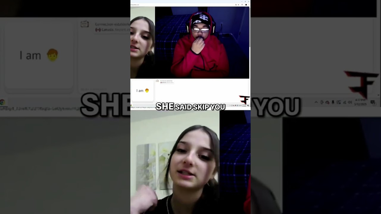 Ome.tv Chat: Racist Comment & Streamer Questions! #shorts