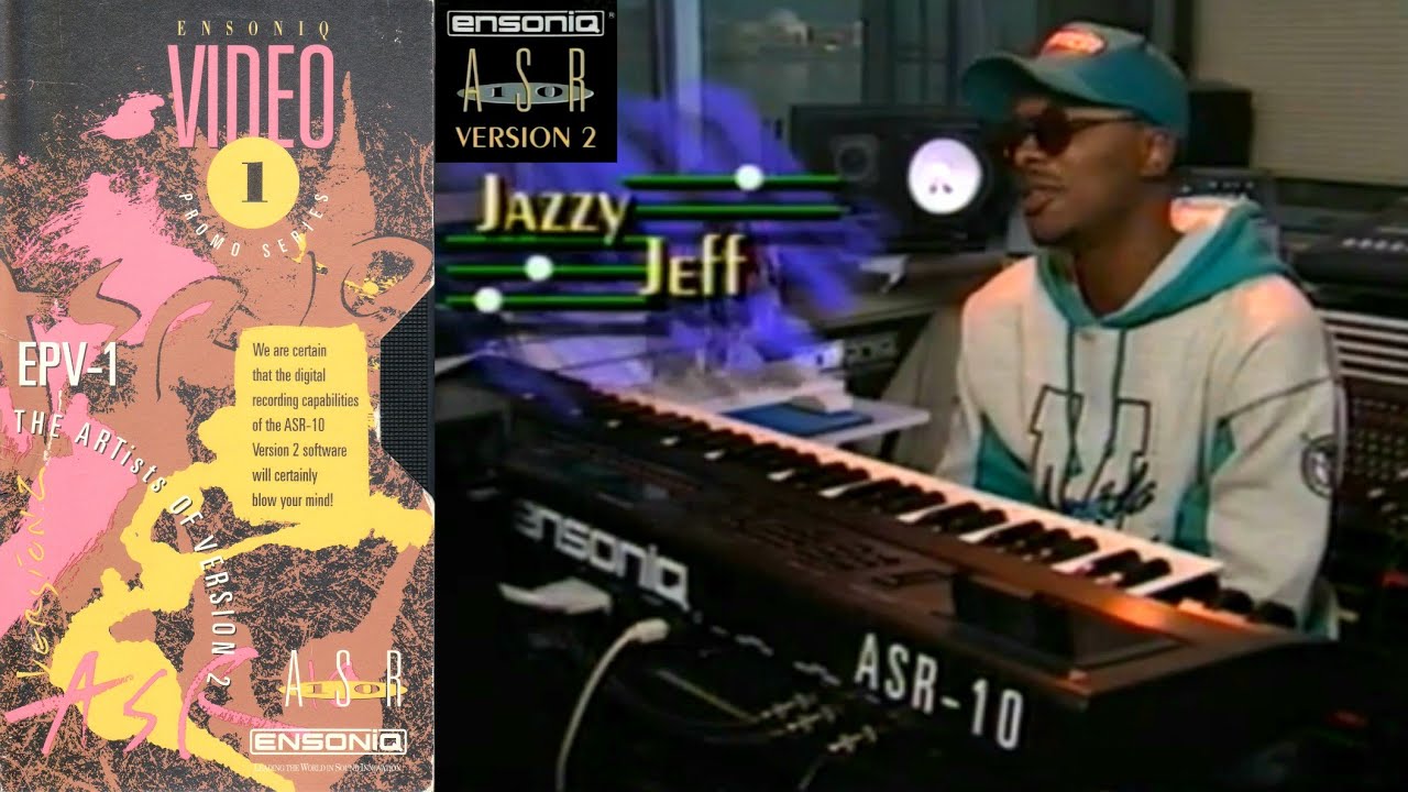 ENSONIQ ASR 10 - RARE 1994 Demo - Promo Series Video 1 - EPV-1 ARTists of Version 2 - Jazzy Jeff &