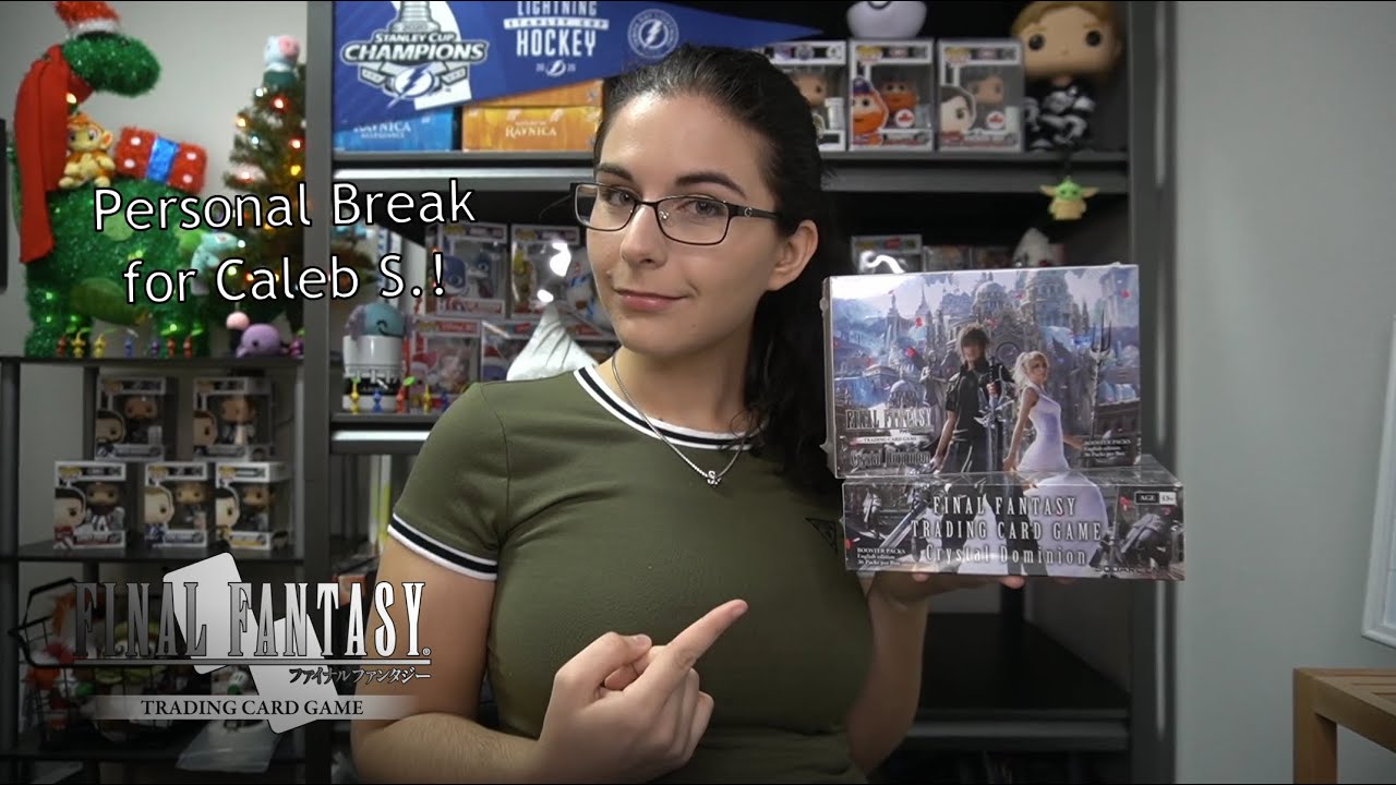 Trying to Find a Pattern! | FFTCG CRYSTAL DOMINION BOOSTER BOX OPENING X2 FOR CALEB S.
