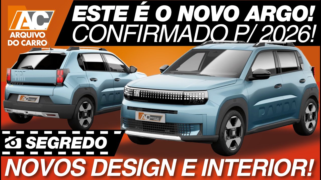 SEGREDO: É OFICIAL - NOVO ARGO CHEGA EM JULHO DE 2026 MUITO MAIS MODERNO PRA DESBANCAR O VW POLO!