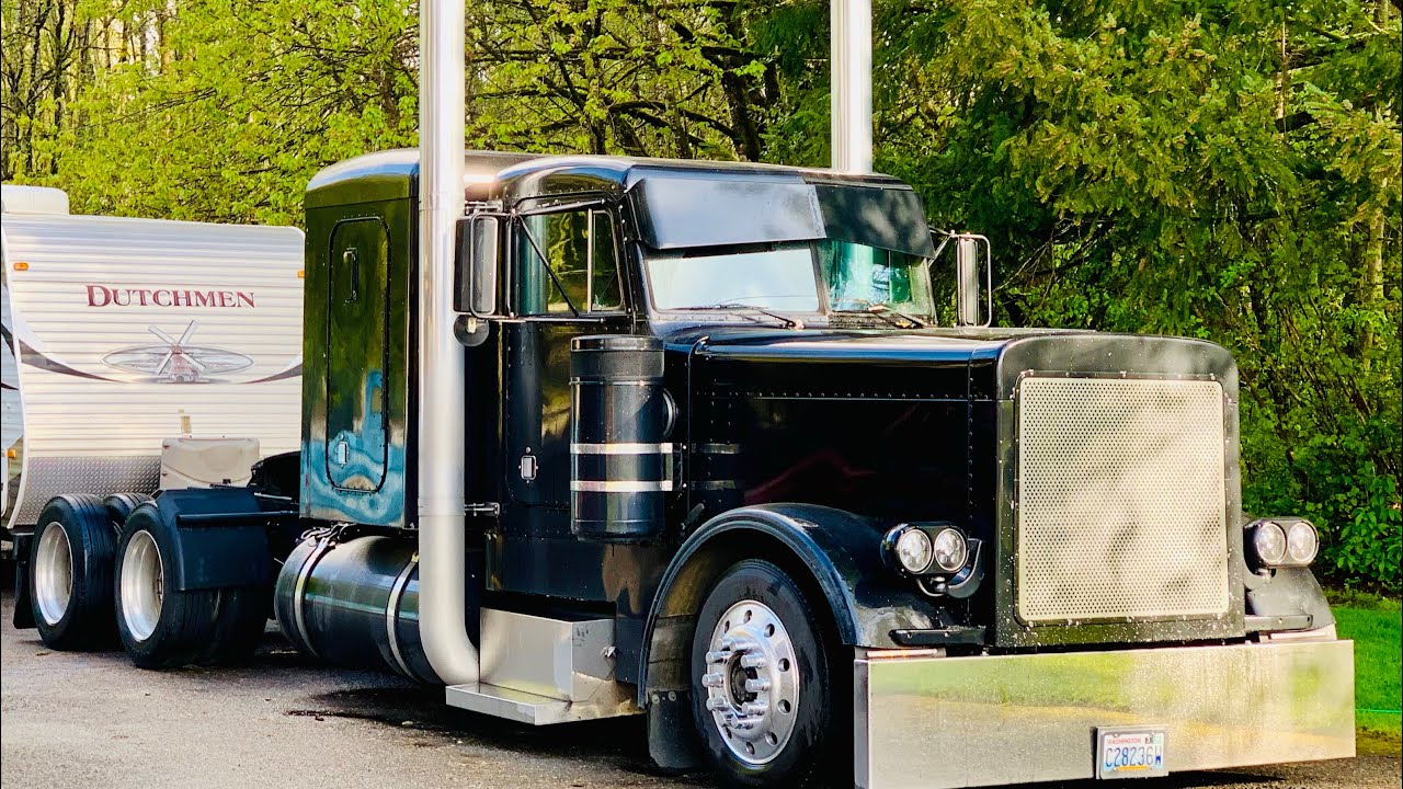 3406B Cat Jake Brake VS Tacoma and Seattle | 349a Super Jakes | 8” Straight Pipes