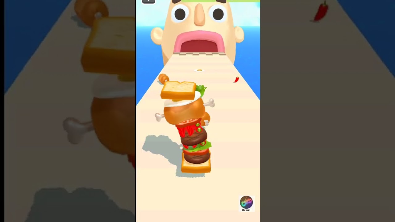SANDWICH RUNNER! 🌯🍖 🥪 3D Games #Gameplay #Mobilegame All Levels Gameplay (iOS & Android)