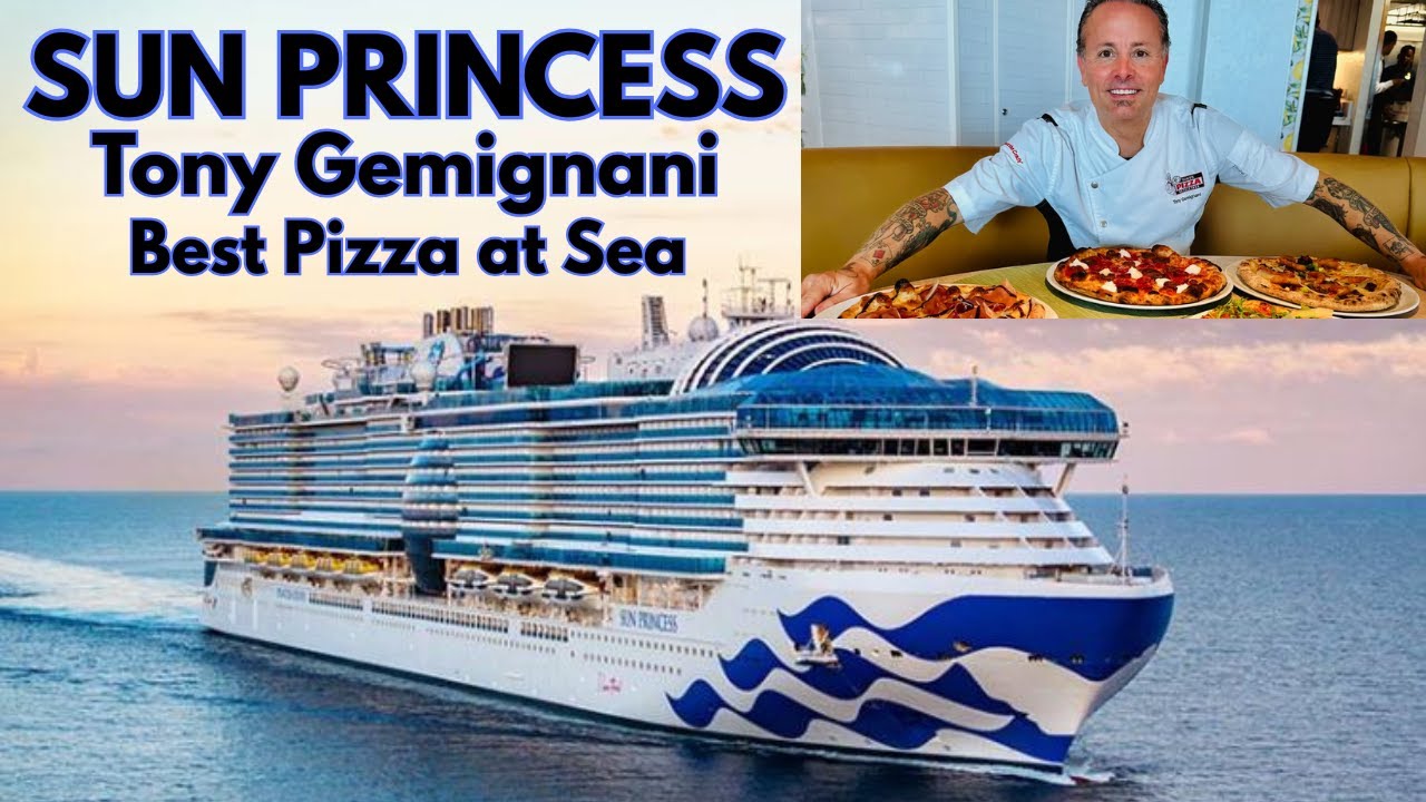 Демонстрация лучшей пиццы на борту Sun Princess от легенды пиццы Тони Джеминьяни.