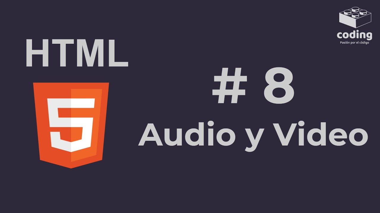 🛑 #08 CÓMO INSERTAR AUDIO Y VIDEO - Curso HTML 🖥️