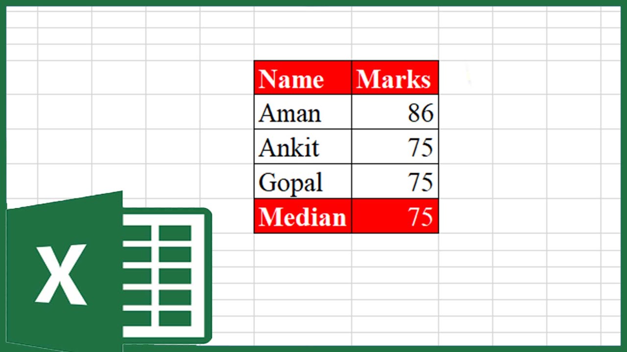 Find the MEDIAN in Excel FAST! (Under 60 Seconds)