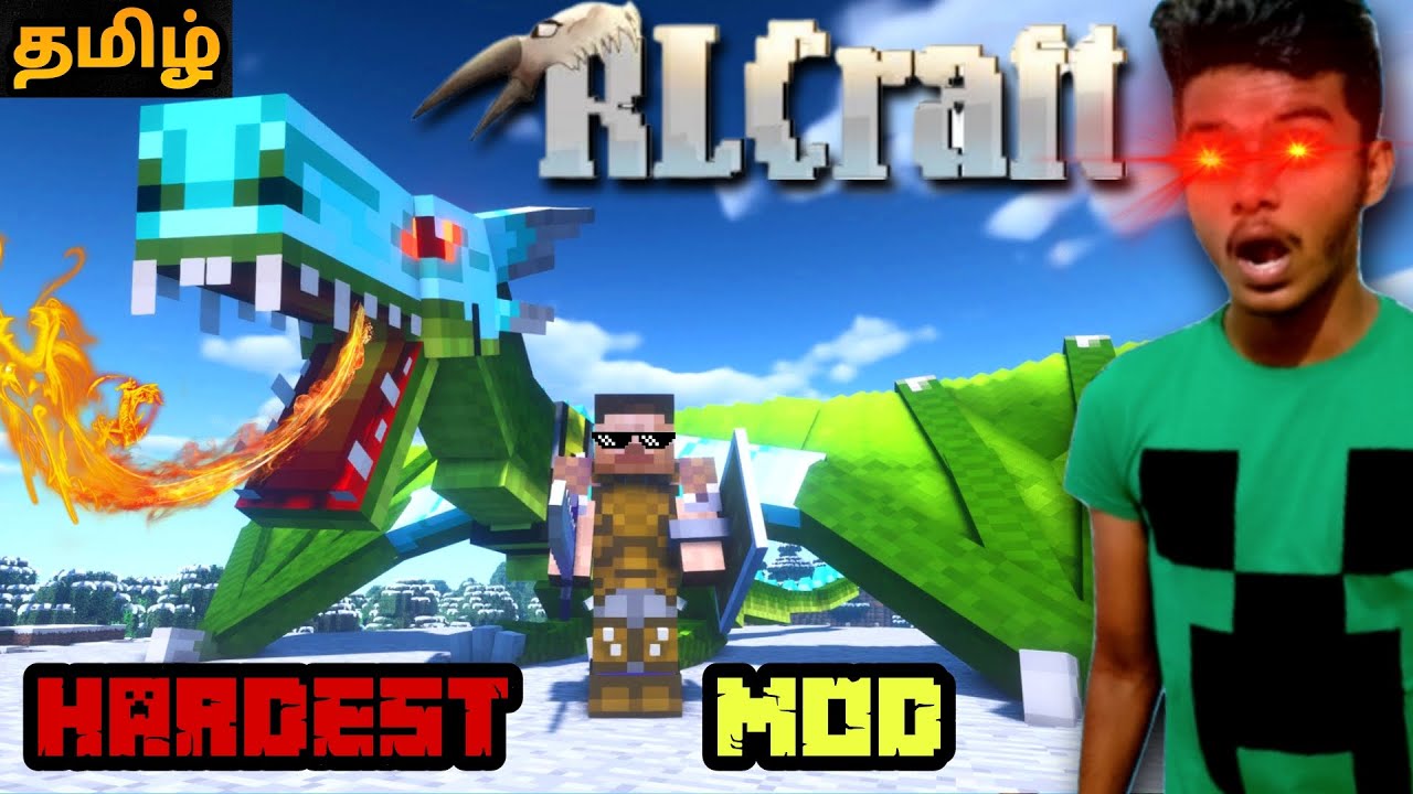 Minecraft but It's RLCraft | Playing RL CRAFT for the first time | HARDEST Minecraft Mod in Tamil
