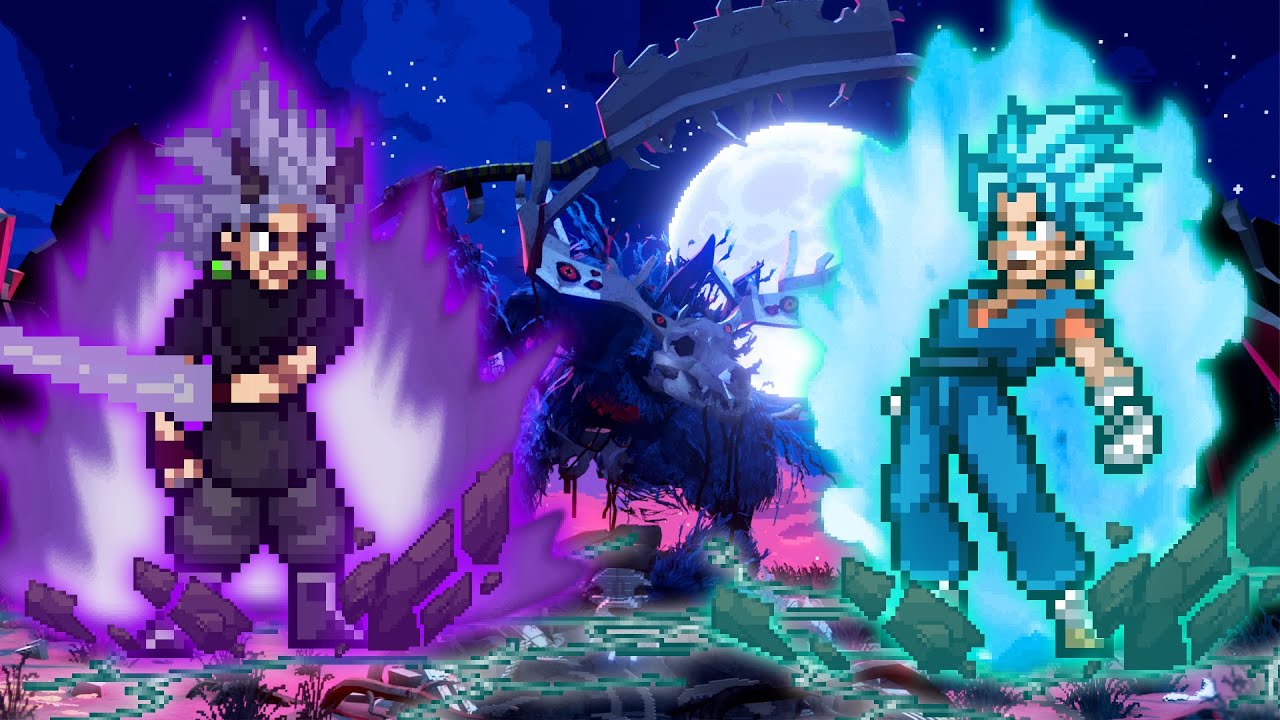 Black Zaigor VS Vegito Super Saiyan Blue Jump Force Mugen v9