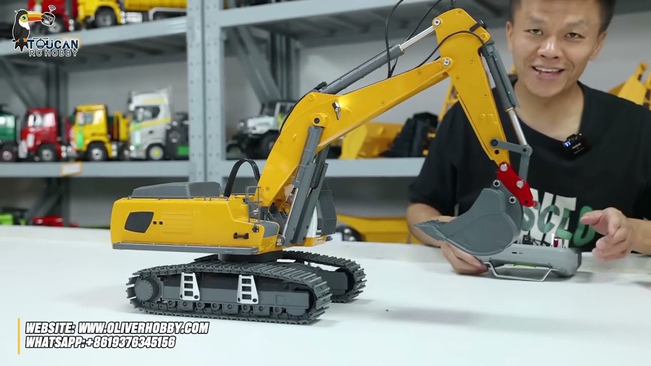 Detailed review of kabolite 5901 1/18 scale k970 electric RC excavator