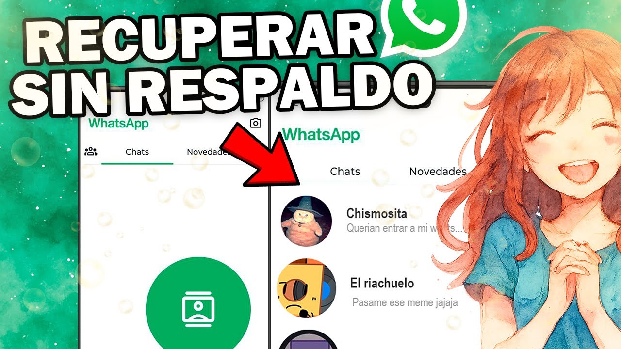 ✅ Como RECUPERAR Las CONVERSACIONES de WHATSAPP Si no Hice RESPALDO en iPhone y Android MUY FACIL