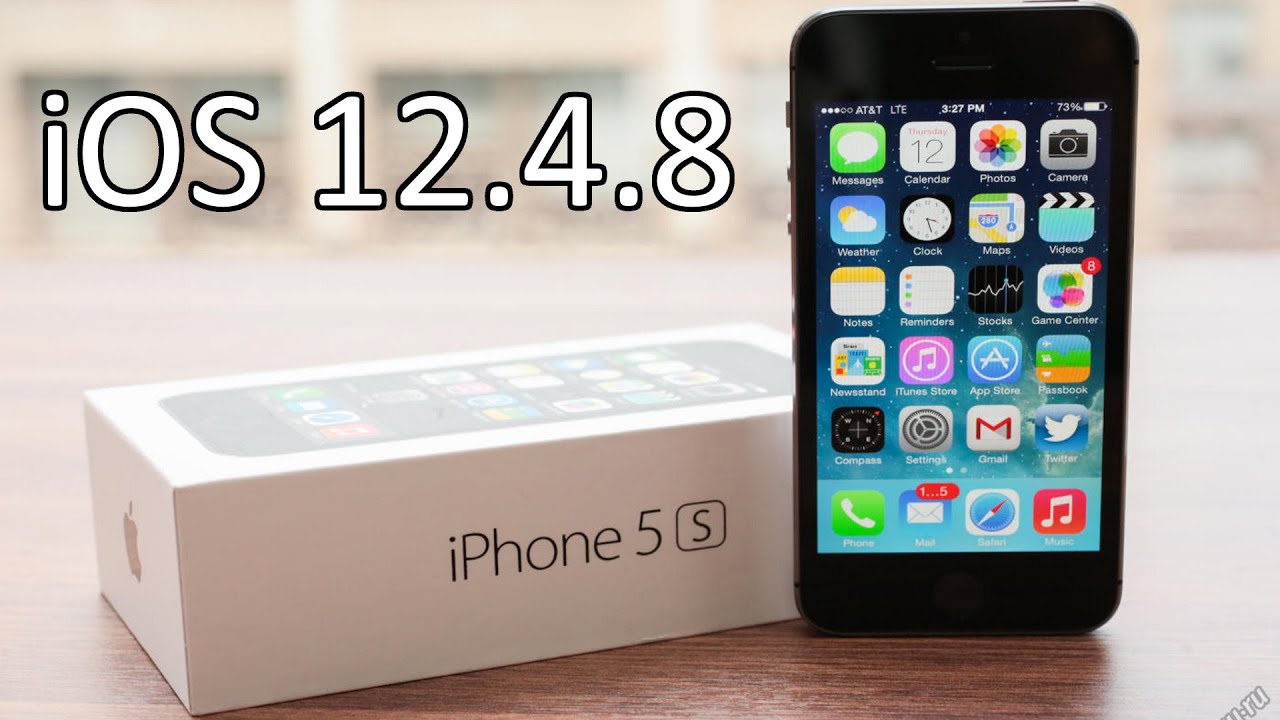 Вышло последнее обновление для iPhone 5s - iOs 12.4.8
