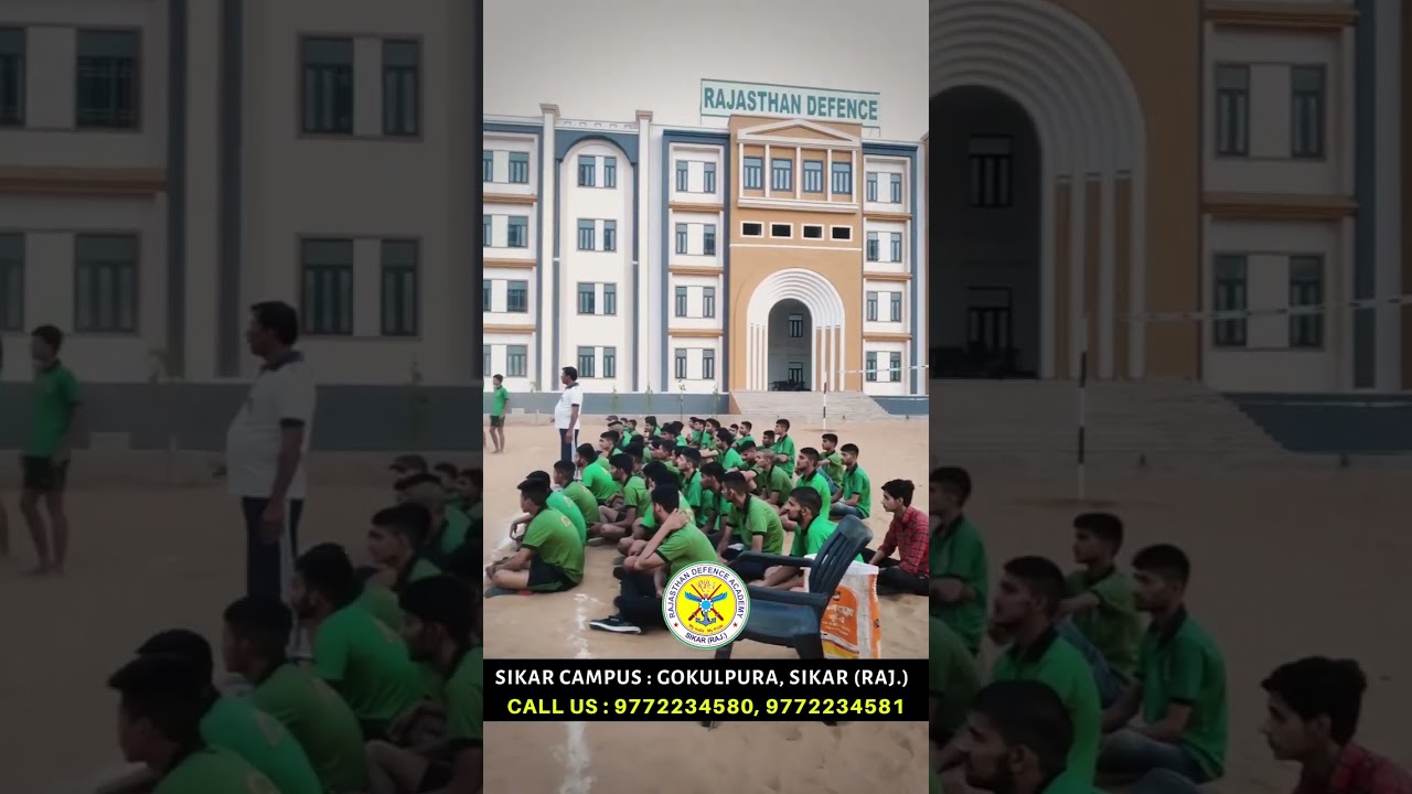NDA | AIRFORCE | ARMY | NAVY 🧗🕺 | Rajasthan Defence Academy, Sikar (Raj.)