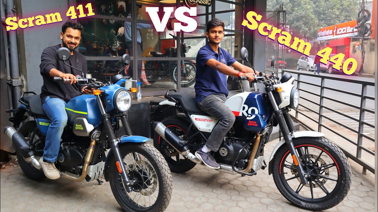 Royal Enfield Scram 440 VS Scram 411 Detailed Comparison 🔥 | Why So Cheap ?