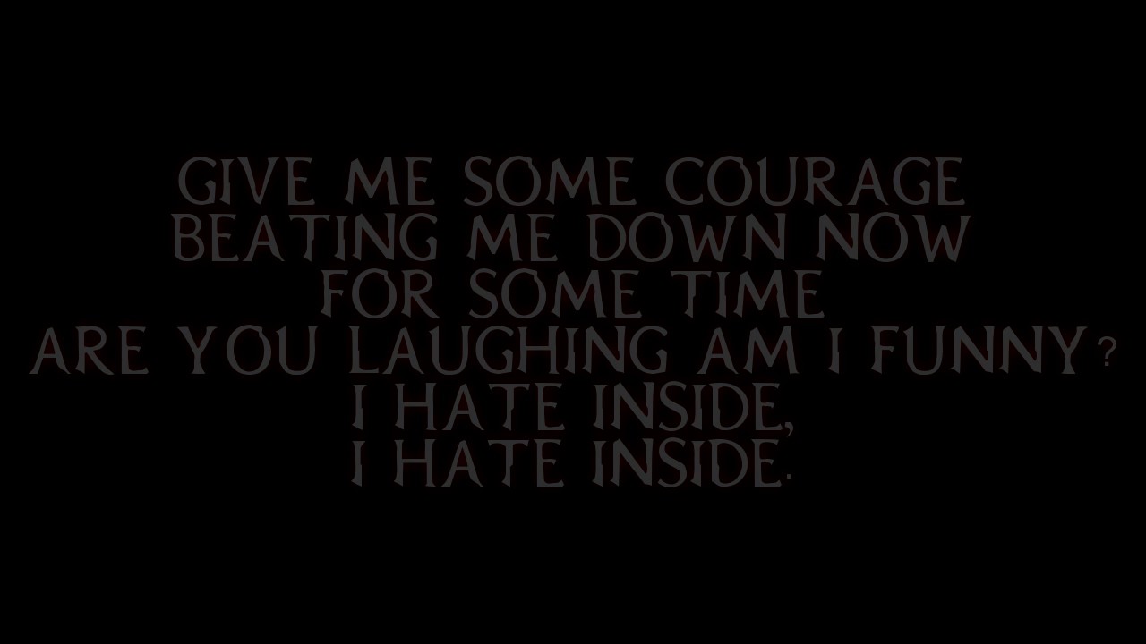 Korn - Bottled Up Inside Lyrics