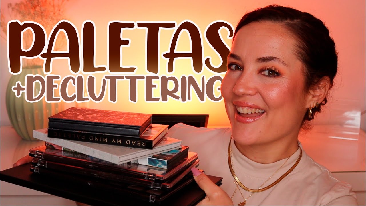 Mi COLECCION de PALETAS + DECLUTTERING! Me deshago de muchas 😅|MiMundoBeauty
