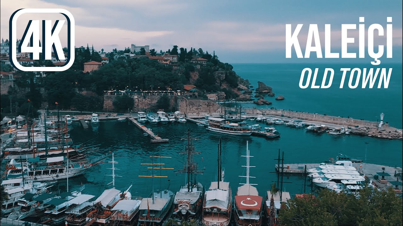 ANTALYA OLD TOWN WALKING TOUR 4K (KALEİÇİ) |  Walking in BAR STREET  | Turkey travel guide