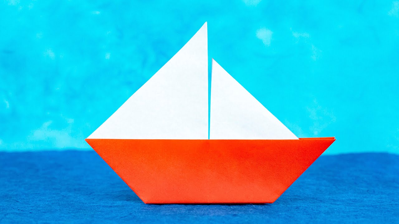 Origami Sailboat Tutorial (Traditional)