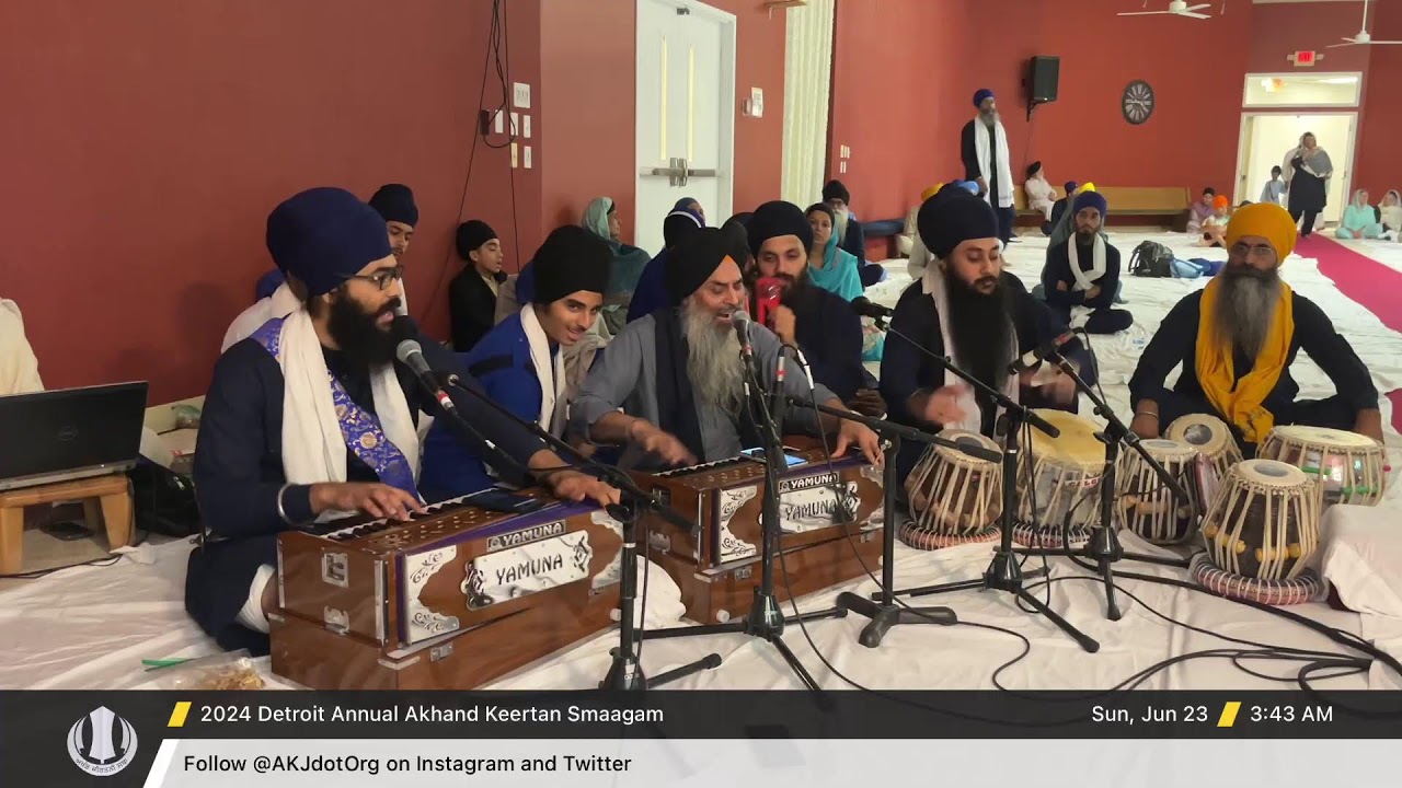 Annual Detroit Smagam 2024 - Saturday Raensbhayee Keertan