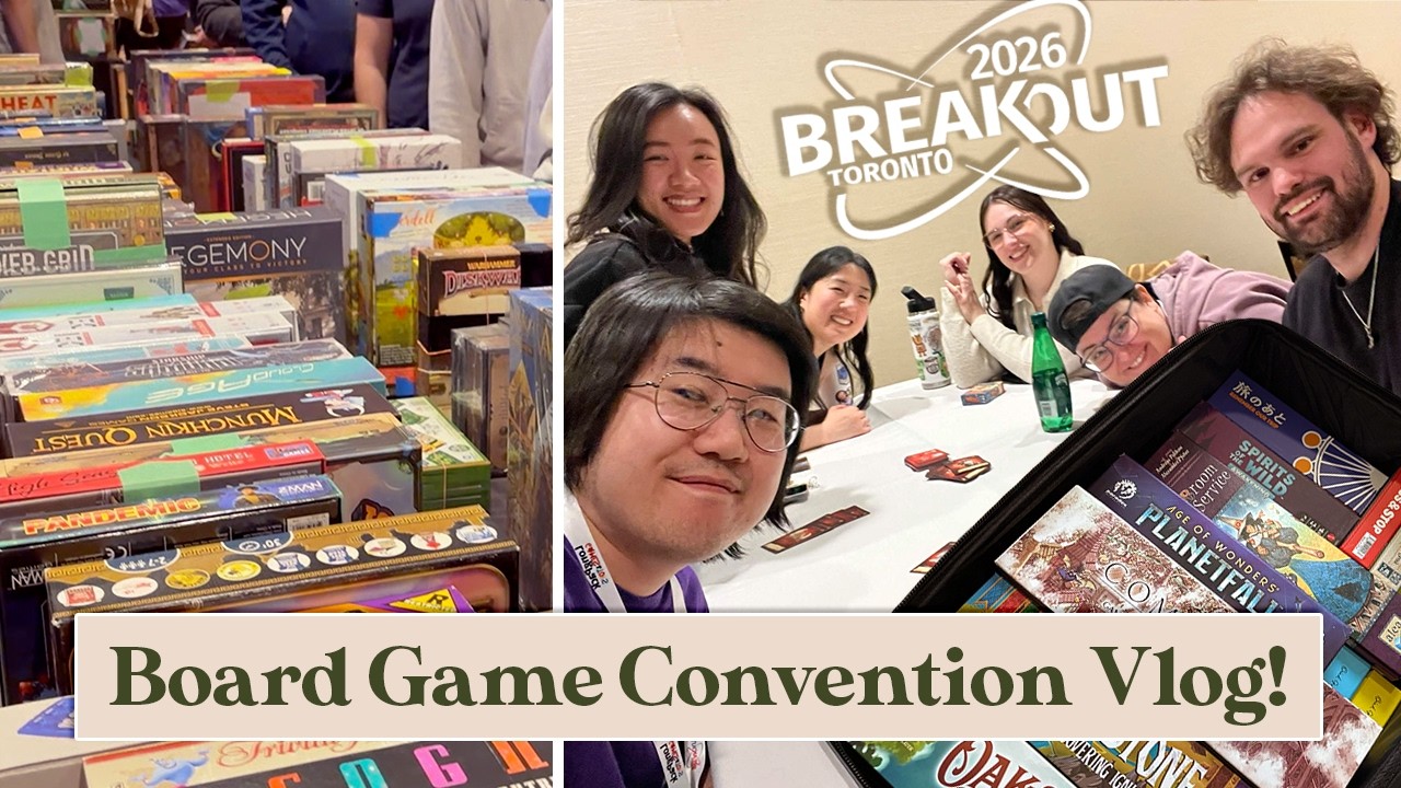 Видеоблог с Breakout Con 2026! | Игры, в которые играли, игры, которые покупали, и воспоминания, ...