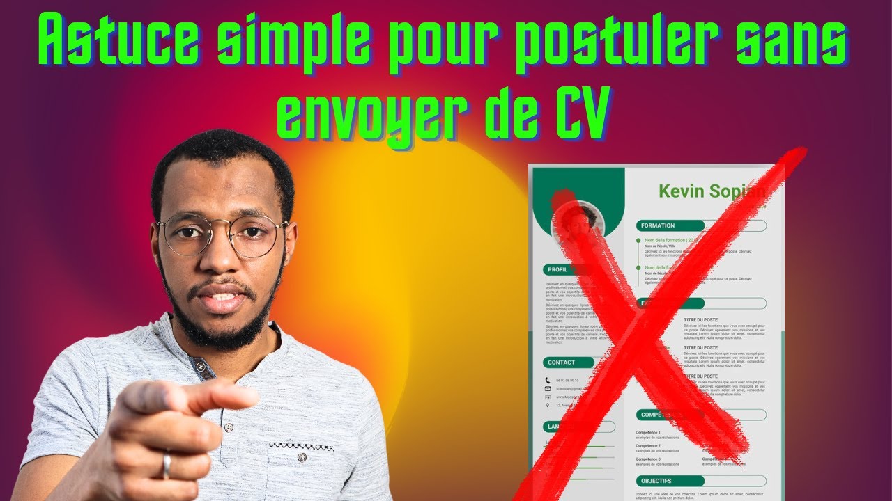 Trouver un emploi sans envoyer de CV