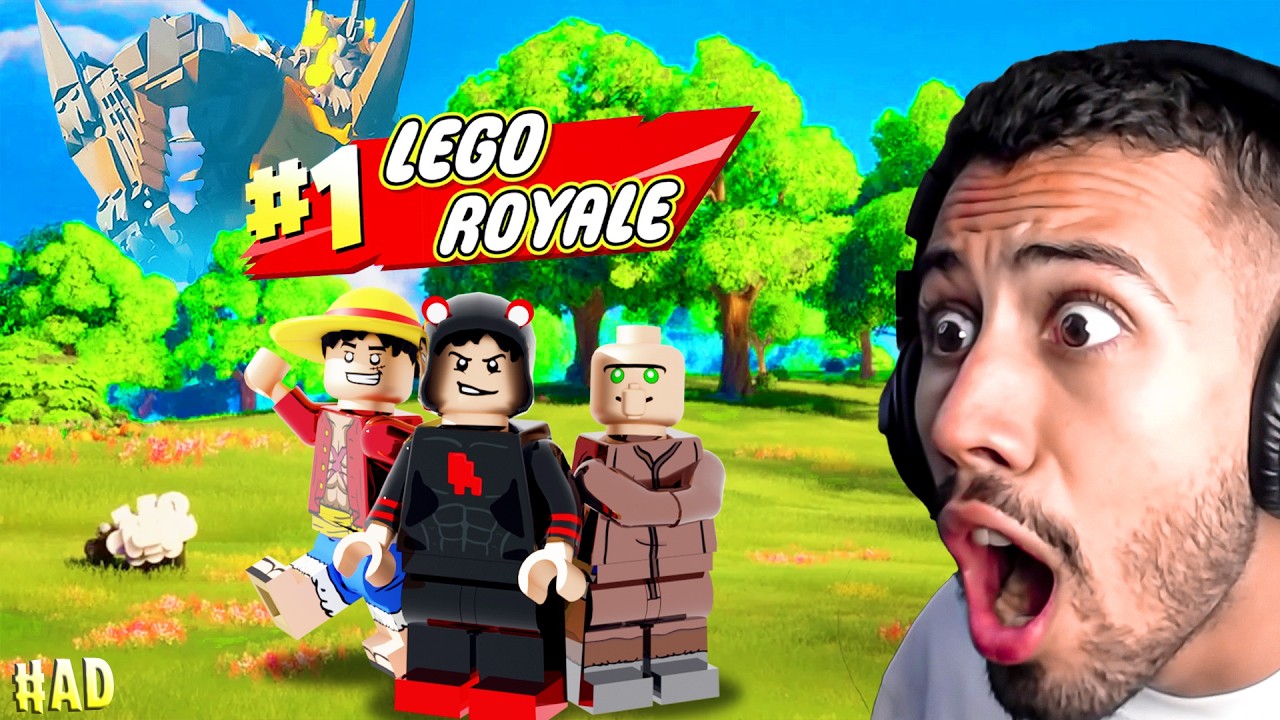 Мы провели 100-дневное испытание на выживание в Lego Fortnite!!? Лего Фортнит
