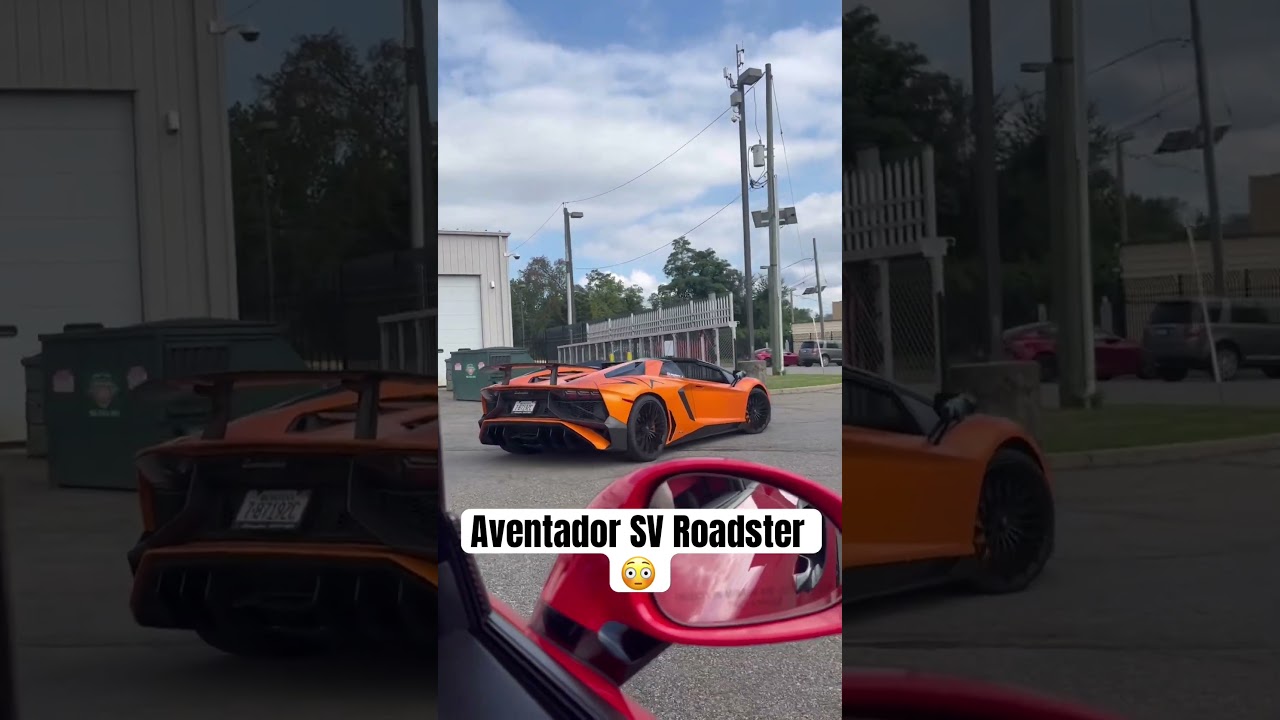 Lamborghini Aventador SV Roadster 