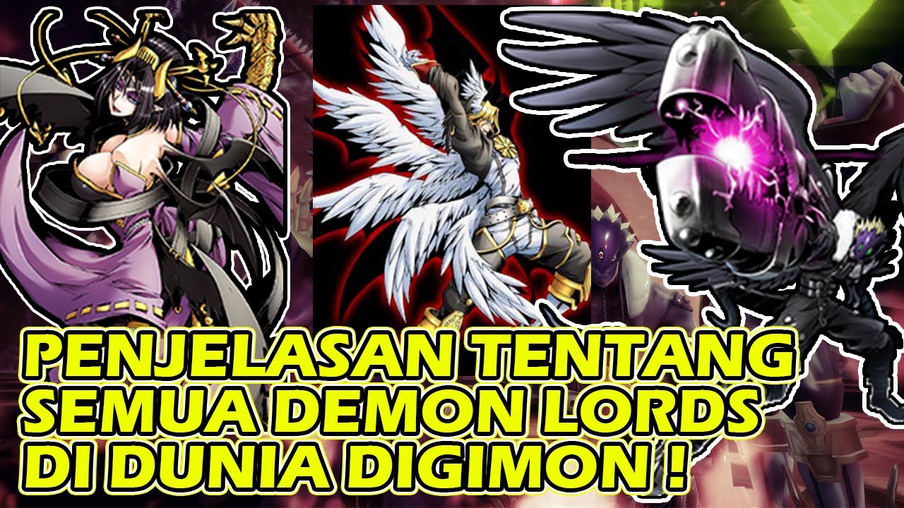 KISAH MENGENAI 7 GREAT DEMON LORDS ! IBLIS PENGUASA DUNIA DIGITAL ! Digimon Lore (Indonesia)