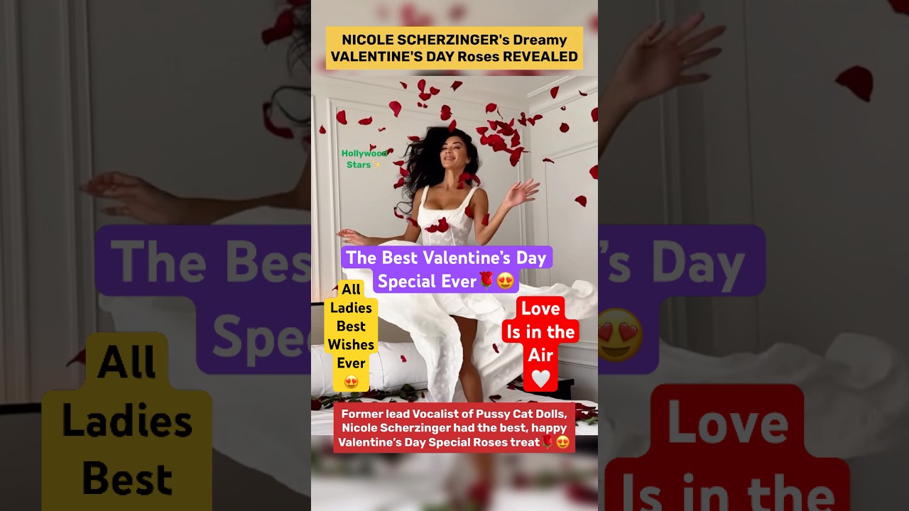 NICOLE SCHERZINGER'S DREAMY VALENTINE'S DAY ROSES REVEALED | 